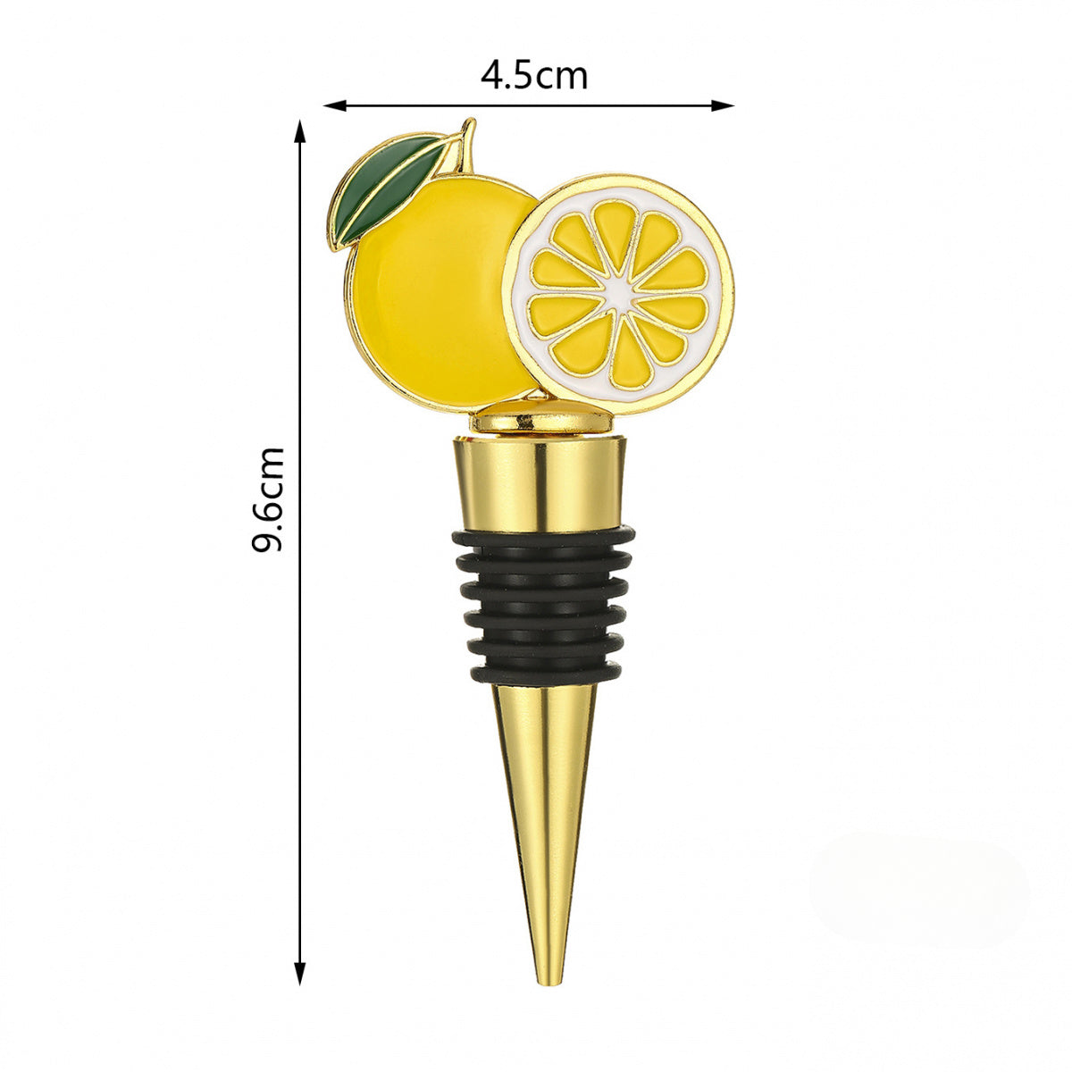 Daisy & Lemon Wine Bottle Stopper – Enamel Nature Topper with Airtight Seal, 2 Styles - Image 9