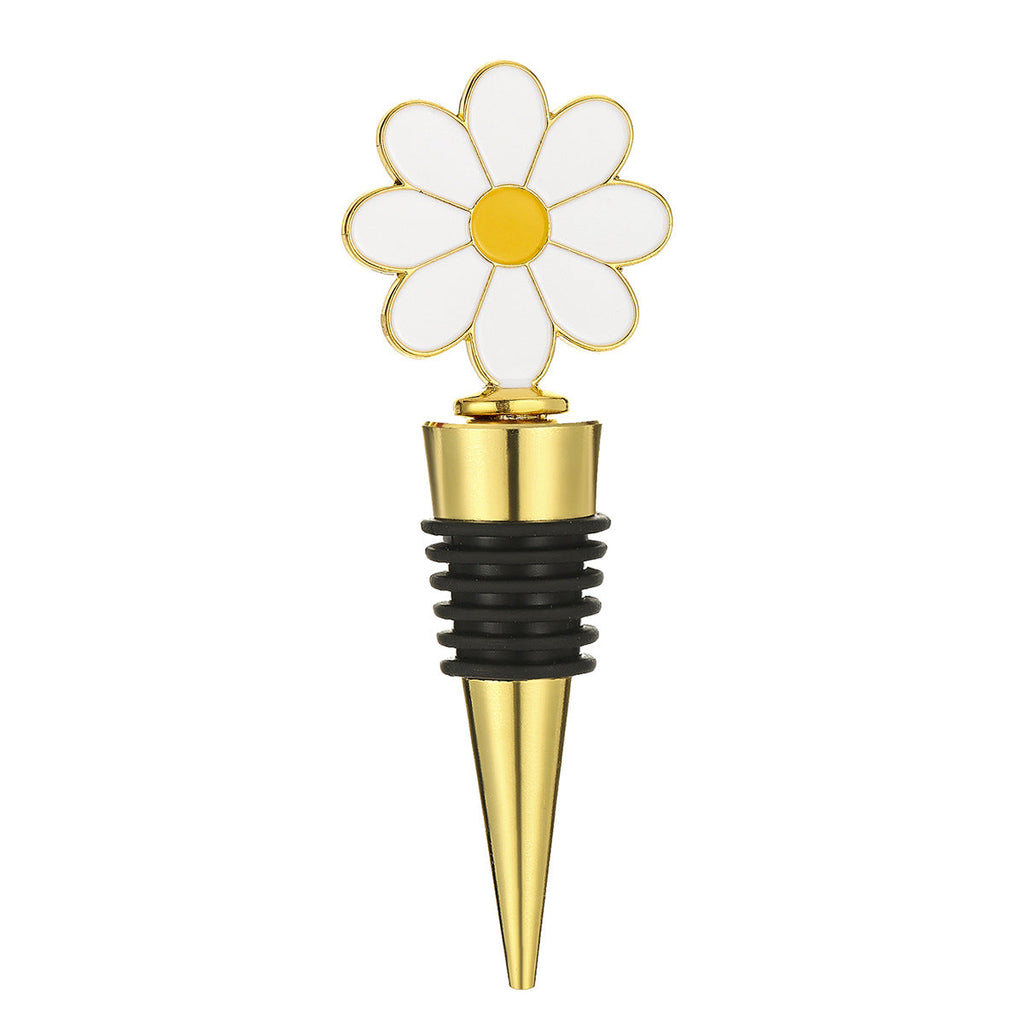 Daisy & Lemon Wine Bottle Stopper – Enamel Nature Topper with Airtight Seal, 2 Styles - Image 15