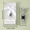 Decorative Wine Bottle Stopper – Silver Metal Topper with Airtight Seal, 4 Styles - Image 6