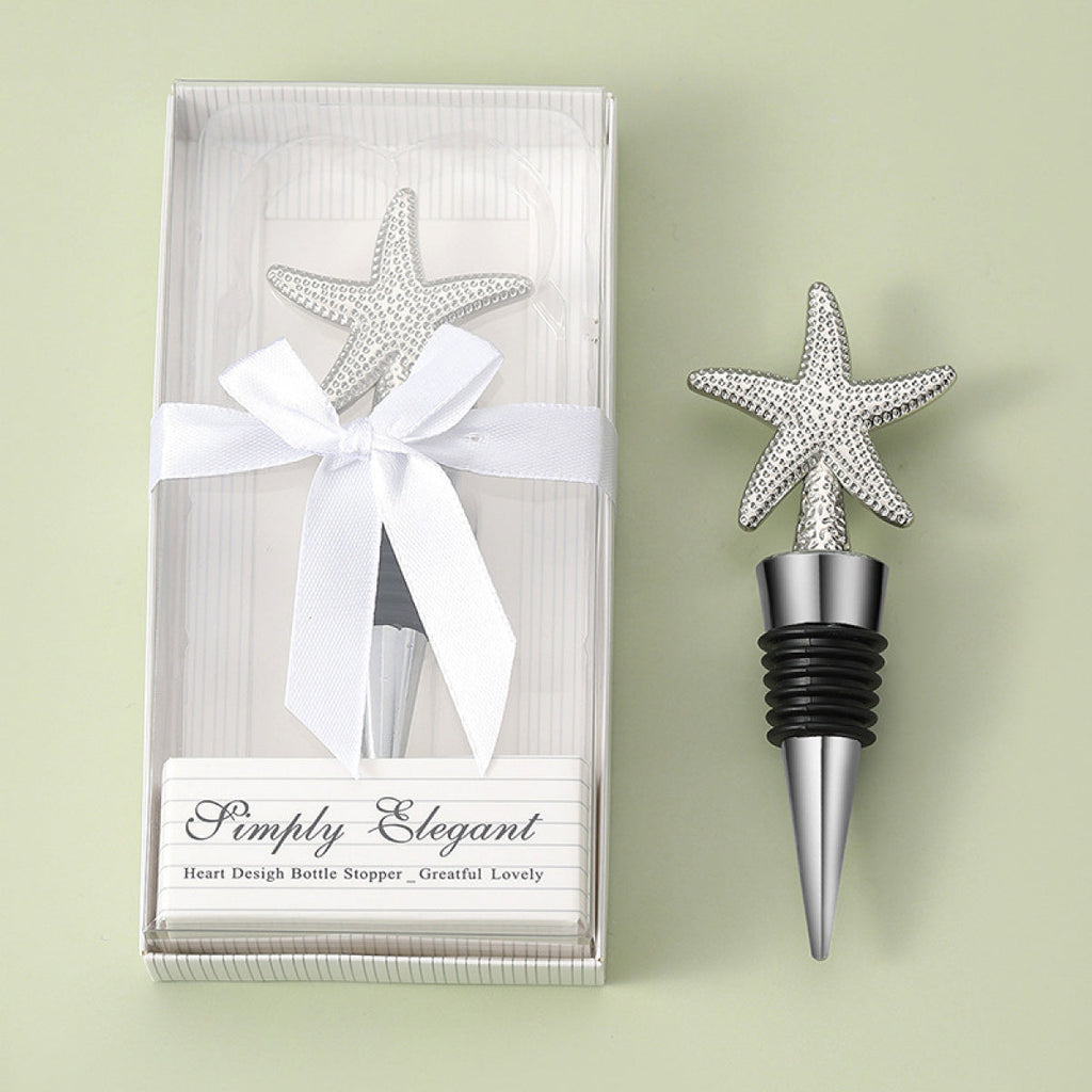 Decorative Wine Bottle Stopper – Silver Metal Topper with Airtight Seal, 4 Styles - Image 5