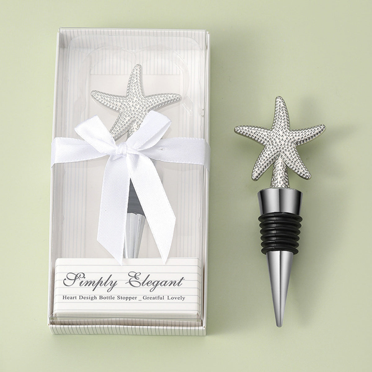 Decorative Wine Bottle Stopper – Silver Metal Topper with Airtight Seal, 4 Styles - Image 5